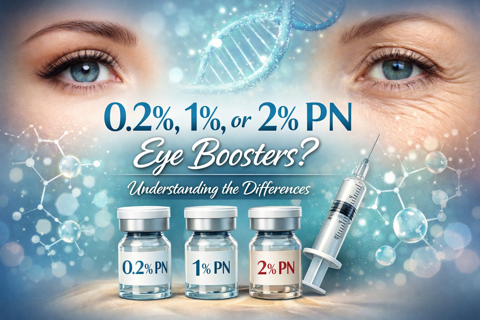 PN Eye Boosters: How 0.2%, 1%, and 2% PN Are Used